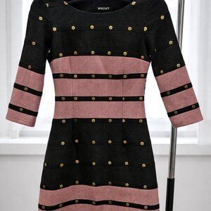 Biscuit Stretch Bodycon Dress • Size 2 • Comfortable + Sexy